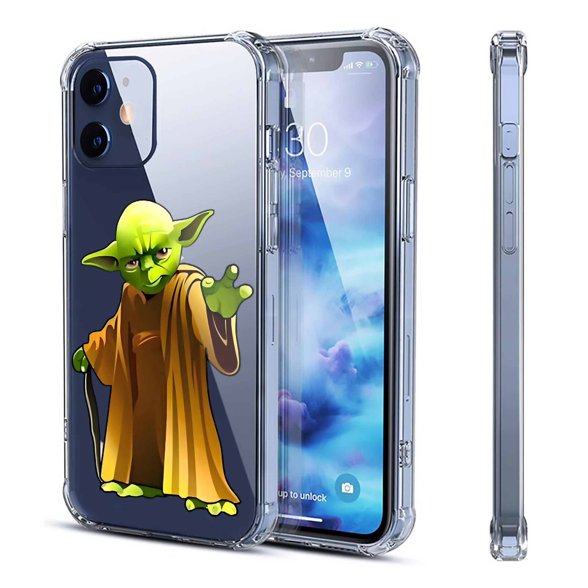 （画像用） スター・ウォーズ Star Wars 【iPhone 12シリーズ対応】透明スマホケース（クリアソフトケース）